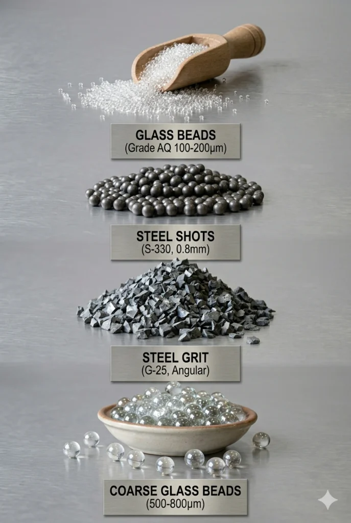 All abrasive used in Sand Blasting machines